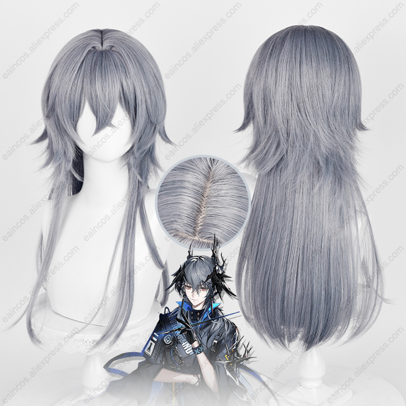 Arknights Logos Cosplay Wig 62 - đánh giá và giá Anime Cosplay Blue Hair