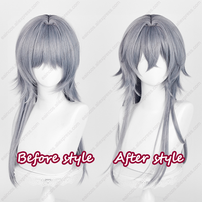 Arknights Logos Cosplay Wig 62 - đánh giá và giá Anime Cosplay Blue Hair