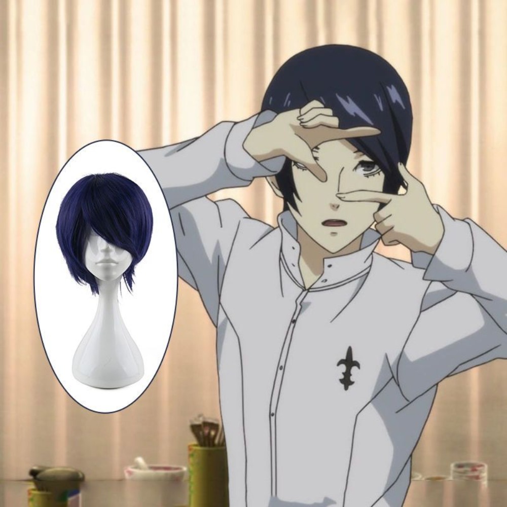 Persona 5 Fox Yusuke Kitagawa  - đánh giá và giá Anime Cosplay Blue Hair