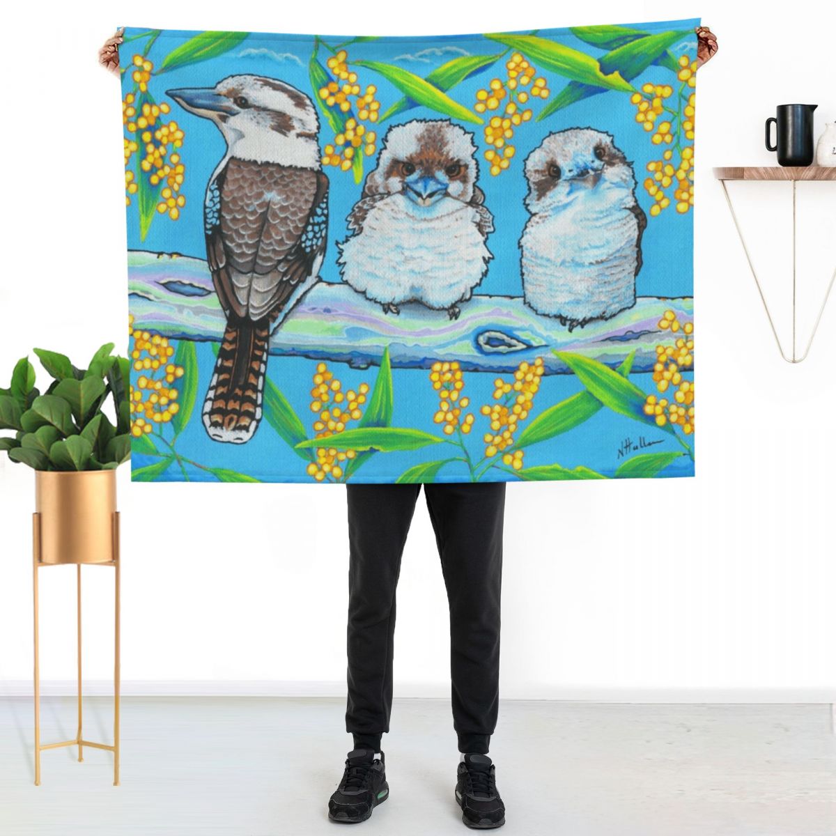 Kindred Kookaburras Throw Blan - đánh giá và giá Anime Cosplay Idea