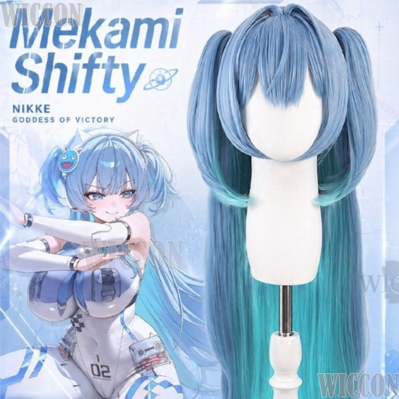 GODDESSS Game VICTORYSS Cospla - đánh giá và giá Anime Cosplay Blue Hair