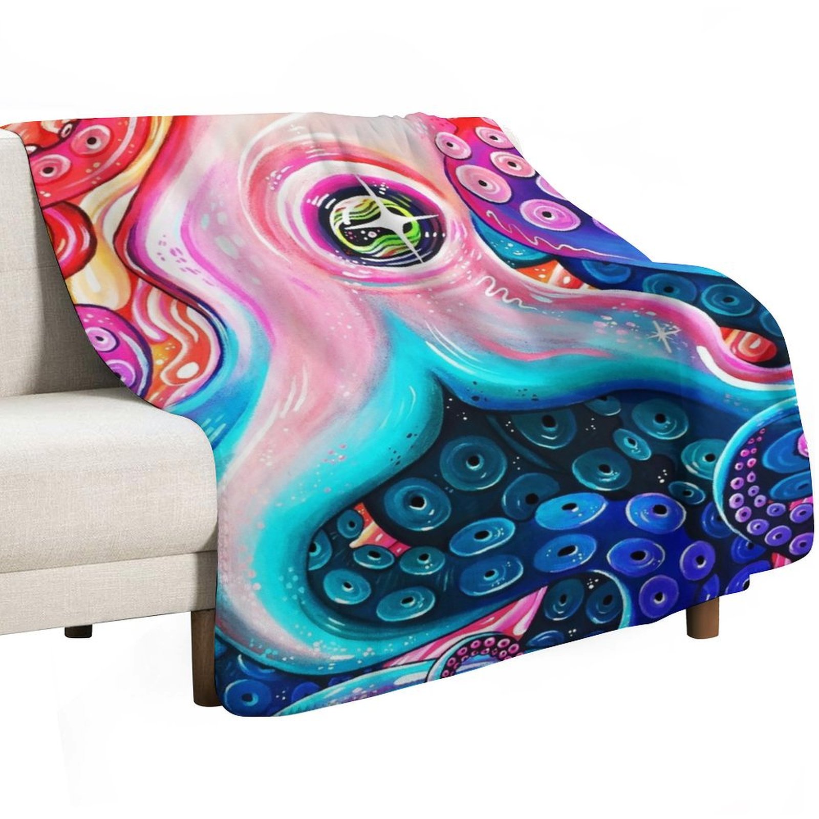 GlitterOctopus Throw Blanket v - đánh giá và giá Anime Cosplay Idea