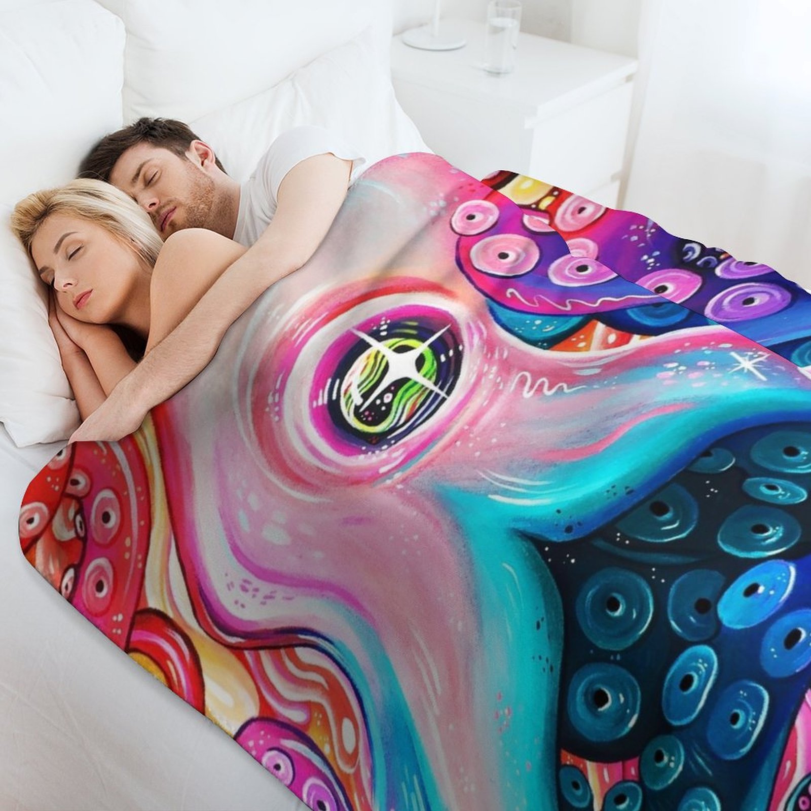 GlitterOctopus Throw Blanket v - đánh giá và giá Anime Cosplay Idea