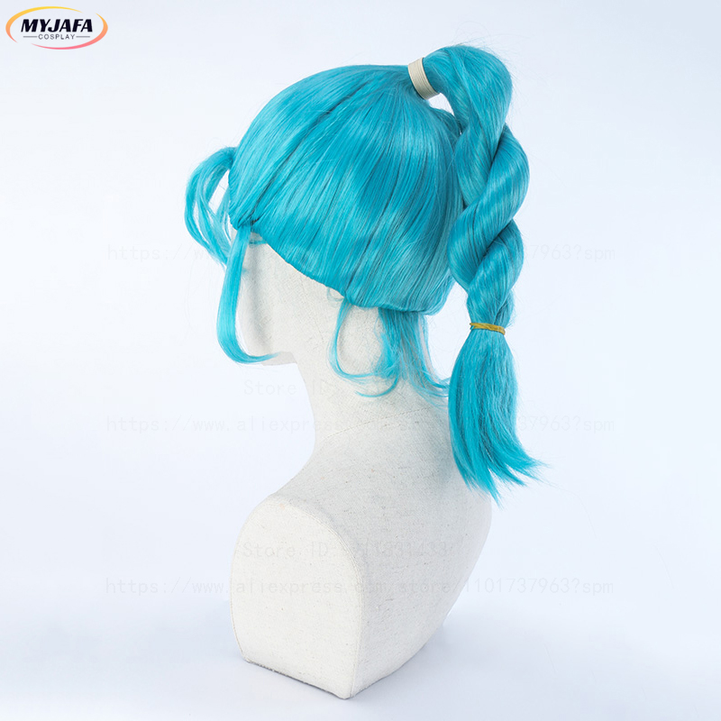 Bulma Cosplay Wig Buruma Wig B - đánh giá và giá Anime Cosplay Blue Hair