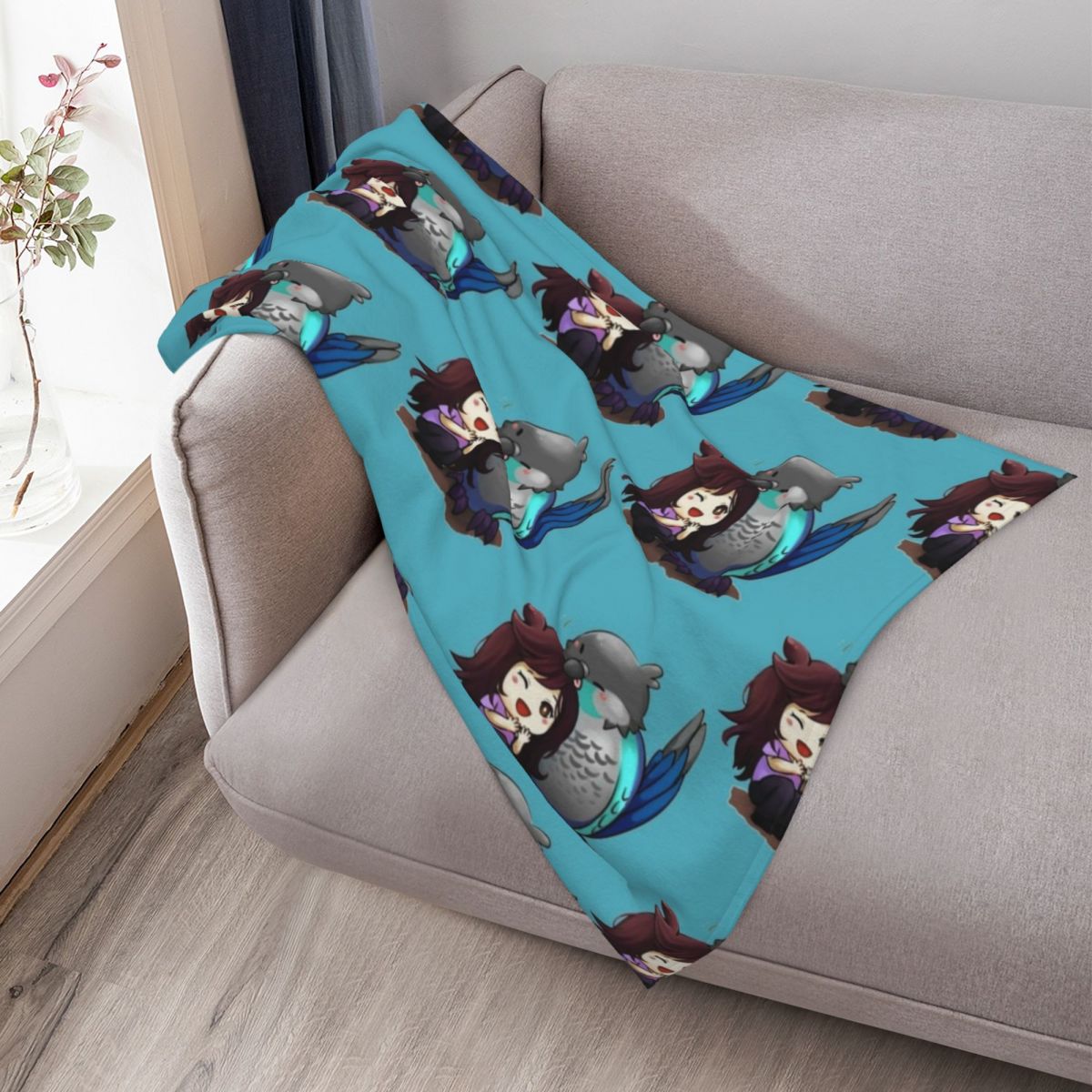Love Bird Throw Blanket cospla - đánh giá và giá Anime Cosplay Idea