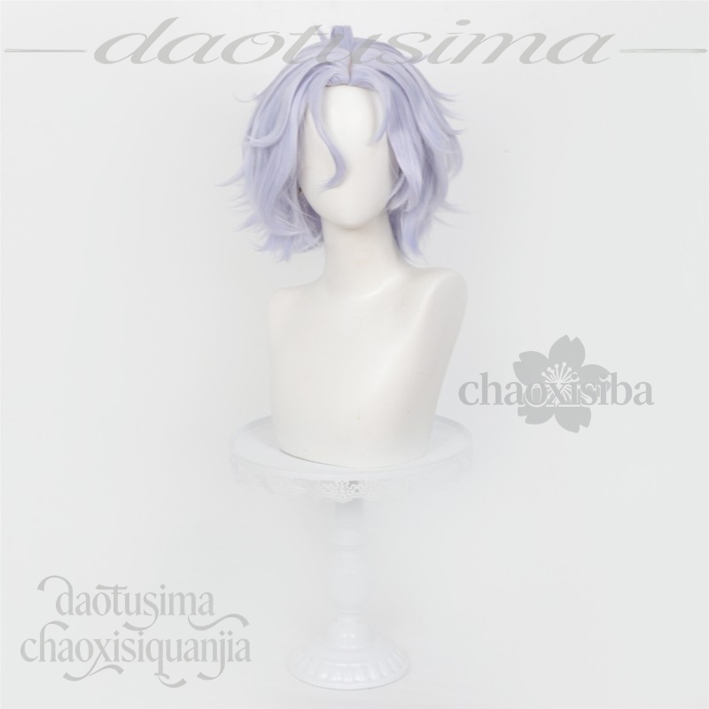 Anime Game Genshin Impact Cosp - đánh giá và giá Anime Cosplay Blue Hair