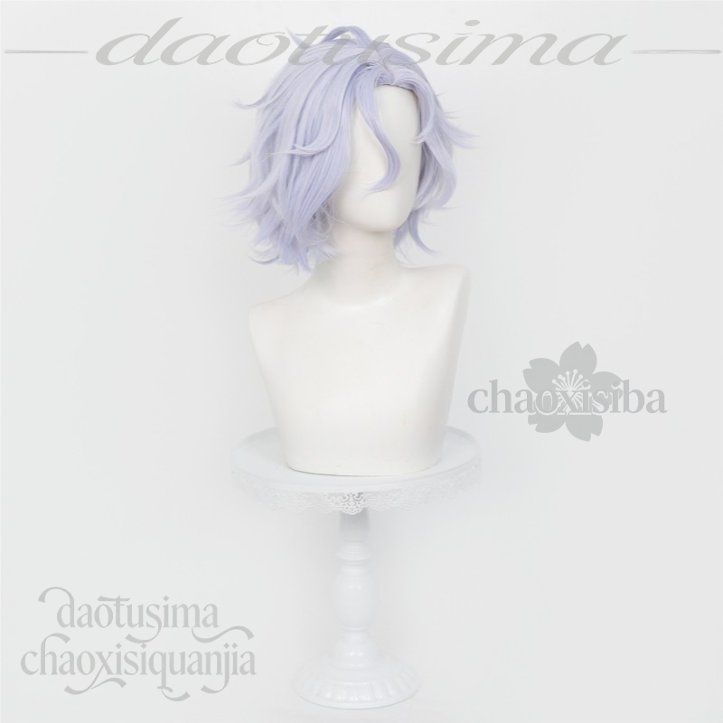 Anime Game Genshin Impact Cosp - đánh giá và giá Anime Cosplay Blue Hair