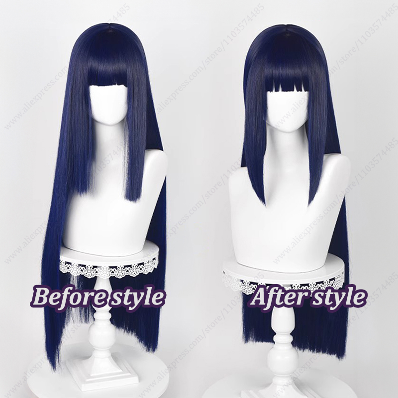 Hinata Hyuga Cosplay Wig Blue  - đánh giá và giá Anime Cosplay Blue Hair